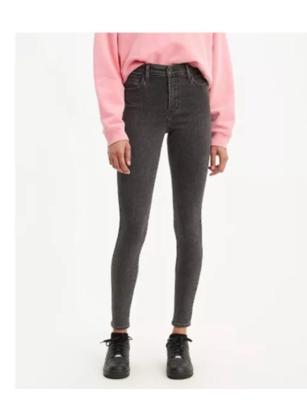 Levi’s 720 Super Skinny High-Rise Gray Jeans 28